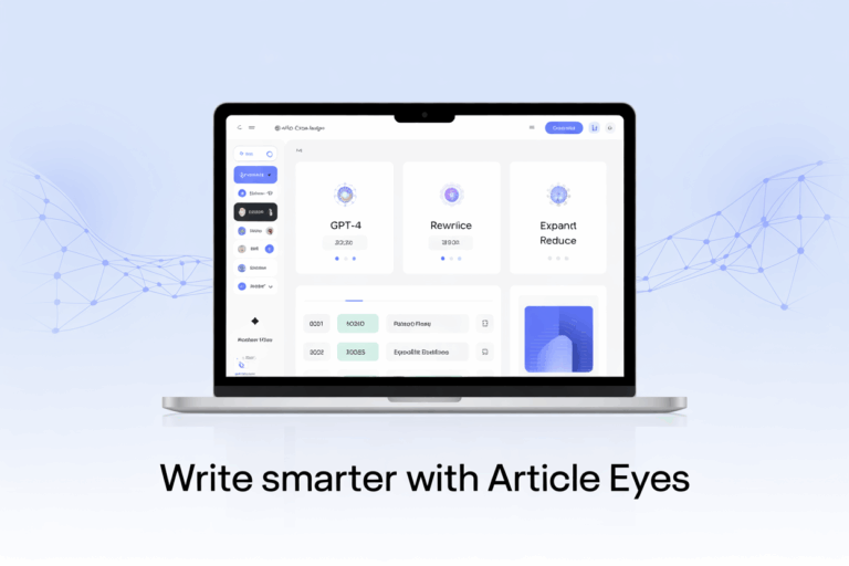 AI article writing tool